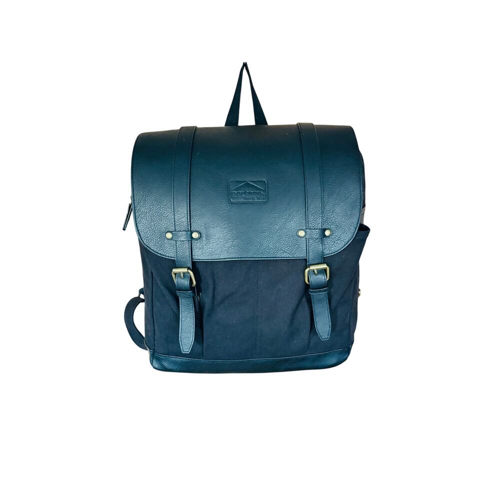 Portage Travel Gear black canvas mailman carryon laptop messenger bag backpack